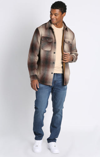 Wool Blend Shirt Jacket - JACHS NY