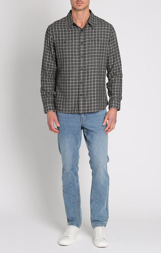 Rye Lightweight Flannel Utility Workshirt - JACHS NY