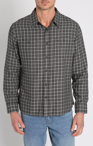 Rye Lightweight Flannel Utility Workshirt - JACHS NY