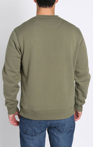 Sherpa Lined Soft Touch Fleece Crewneck - JACHS NY