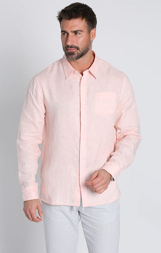 Linen Long Sleeve Shirt - JACHS NY