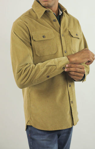 Stretch Corduroy Liberty Overshirt - JACHS NY