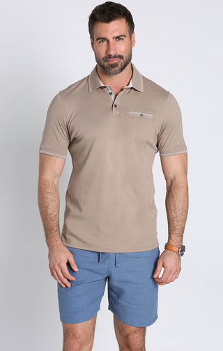 Carlyle Luxe Interlock Polo - JACHS NY