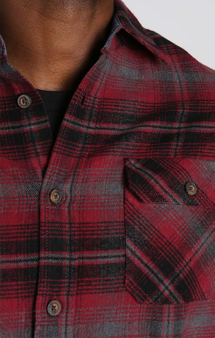 Blue Plaid Brawny Flannel Shirt – JACHS NY