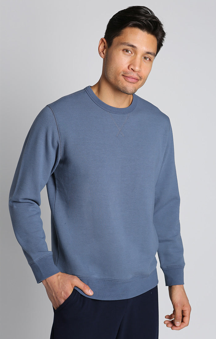 Soft touch crew neck top