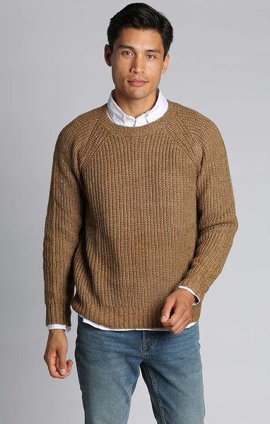 Forest Green Dynamic Ribbed Crewneck Sweater – JACHS NY