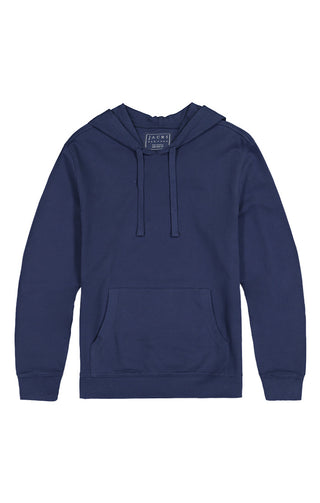 Indigo French Terry Pullover Hoodie - JACHS NY